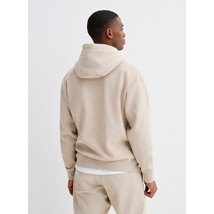 Survêtement Homme Personnalisé avec Logo, Léger, 600 GSM, 100% Coton, Hiver, à Capuche, Pull-over, Surdimensionné - Product Image 4