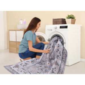 Tapis miniature lavable Netline Home Depot Kilim Red Medallion Design LD0015 - Product Image 3