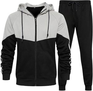 Conjunto Deportivo Personalizado para Hombre 2025, 100% Algodón Ecológico, Transpirable, de Secado Rápido, con Capucha, para Invierno - Product Image 1