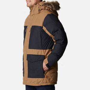 Veste d'hiver matelassée pour homme, imperméable, coupe-vent, à capuche, chaude, respirante, de haute qualité, avec logo sur le devant - Product Image 3