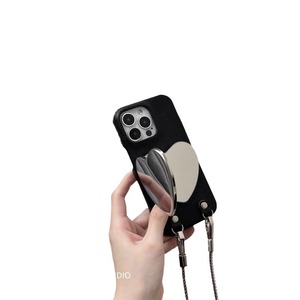 Độc quyền nóng bán trên chất lượng hàng đầu mạ điện tình yêu gương xách tay thích hợp cho Apple 15Promax chuỗi điện thoại di động trường hợp - Product Image 5