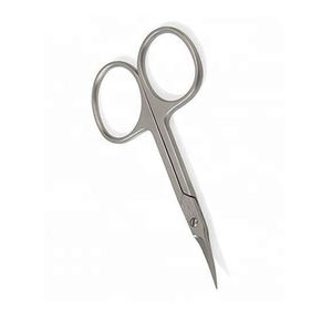 Tijeras para uñas para cutículas extra puntiagudas, Tijera para uñas de acero inoxidable, hoja curva recta, logotipo personalizado, belleza de plástico afilada - Product Image 3