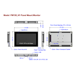 <span class=keywords><strong>15</strong></span>.6 inch cảm ứng màn hình Bảng điều chỉnh Loại màn hình LCD - Product Image 3