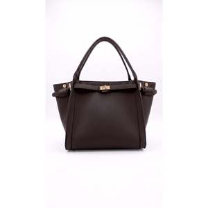 Borsa Strutturata in Vera Pelle Dollaro - Made in Italy - Art. 26089 - Product Image 1