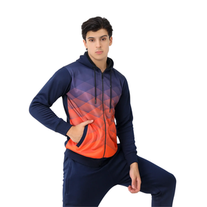 Ensemble de survêtement pour homme avec sweat-shirt à capuche et pantalon de sport, design moderne, vêtements de sport confortables, vêtements de fitness - Product Image 5