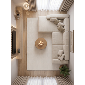 Wholesale Polypropylene & polyester Area Rug ATLANTIS AT002 Cream Machine Made <b>Turkish</b> <b>Carpet</b> for Living Room Hotel Project - Product Image 1