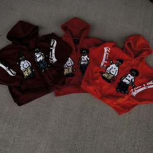 Sudaderas con Capucha Modernas de Moda, Bordadas, con Forro Sólido, 100% Algodón, Otoño, Personalización de Marca, Suministro de Marca Privada, Ecológicas - Product Image 2