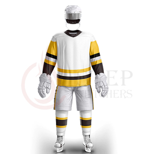 Sublimated <b>Ice</b> Hockey Uniform Custom Team Sport Wear Cheap <b>Ice</b> Hockey Jersey New Design 100% Polyester <b>Ice</b> Hockey Uniform - Product Image 3