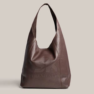 Durable Material Hot Sale <b>Leather</b> Single Shade <b>Hobo</b> <b>Bag</b> Best Selling Lightweight <b>Leather</b> Single Shade <b>Hobo</b> <b>Bag</b> - Product Image 4