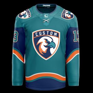 Conjuntos de Camisetas de Hockey sobre Hielo Sublimadas Personalizadas de Primera Calidad, Tejido Suave y Cómodo, Poliéster Duradero e Impermeable, Profesional - Product Image 2