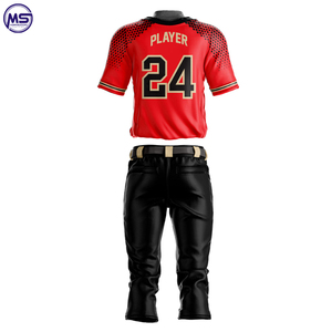 ชุดเบสบอล2022มีสีต่างกันชุดเล่นกีฬาทำจากโพลีเอสเตอร์น้ำหนักเบา - Product Image 6