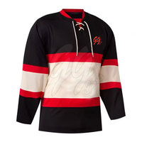 Diseña Tu Propia Camiseta de Hockey sobre Hielo Personalizada con Nombre de Equipo para Hombre, Transpirable, Ecológica, de Secado Rápido, 100% Poliéster, Alta Calidad, OEM