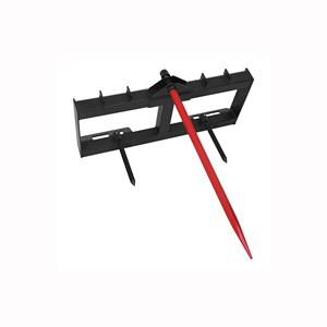 Accesorio de horquilla delantera para tractor agrícola para manejo de ensilado de heno, marco resistente y duradero con dientes reemplazables - Product Image 6