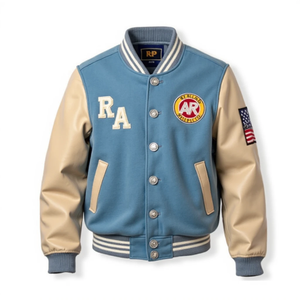 Veste bomber moto et motard unisexe en cuir enduit, imperméable et coupe-vent, qualité supérieure, personnalisable OEM, directement de l'usine - Product Image 3