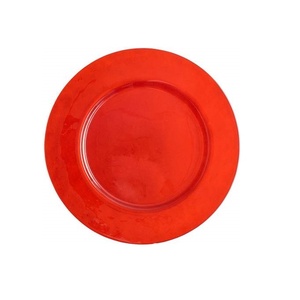 Placa de cargador de aluminio de espacio de lujo, plato de servicio hecho a mano de diseñador único, placa de cargador de Metal de mesa decorativa para boda - Product Image 5