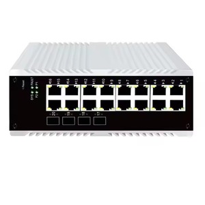 MT-IEMS-20P-4SFP de commutateur géré industriel de fibre d'Ethernet de Mootek en stock 20 ports avec 4 SFP - Product Image 1