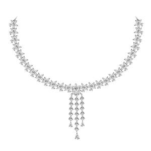 Collar Clara de Plata de Ley 925 con Cristal Shiza - Product Image 1