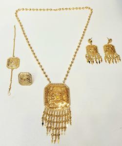 Conjunto de Joyería de Moda de Alta Gama con Baño de Oro de 24K de Dubái, 6 g de Chapado Pesado, Hermoso Colgante para Mujer, Colección Exclusiva, Mejor Valor - Product Image 6