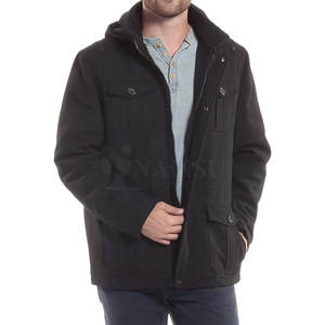 Conception professionnelle vêtements décontractés hommes laine vestes 2023 nouveau Style bonne vente hommes laine vestes pour adultes - Product Image 6