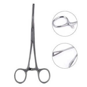 Ensemble d'outils de perçage corporel Kit d'outils de perçage professionnel en acier inoxydable Pince de perçage cutanée avec pochette - Product Image 6