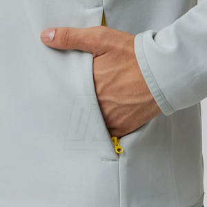 Lightweight Men Half Zip <b>Jacket</b> <b>With</b> Breathable Mesh <b>Lining</b> For Sports Gym And Daily Wear Men Half Zip <b>Jacket</b> - Product Image 6