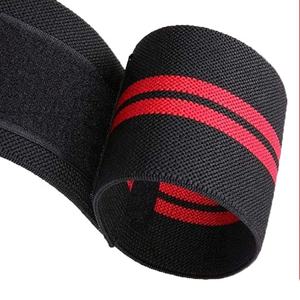 2026 New Arrival Adjustable Weight Lifting Knee Wraps Knee Support Customized Gym Training Knee Wraps - Product Image 4