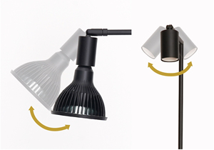 Akond Iron Floor <b>Lamp</b> <b>Stand</b> LED <b>Lamp</b> Base Extremely Thin Frame Nicest Quality Adjustable Angle Low Cost for Plants Aquariums - Product Image 3