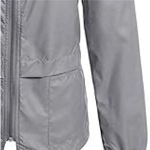 Vente en gros Veste en nylon décontractée unisexe légère et imperméable avec fermeture éclair enduite Logo personnalisé Service OEM pour le printemps - Product Image 4