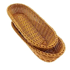Cesta de mimbre redonda para césped de mar, cesta de mimbre hecha a mano, elegante para almacenamiento de cocina en el hogar, bajo pedido mínimo, venta al por mayor - Product Image 4