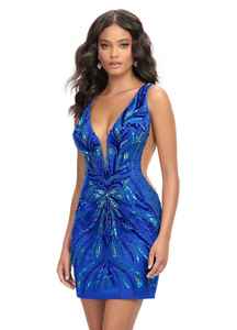 Robe courte moulante sexy personnalisée pour soirée en club d'été, mode de luxe pour femmes, pour les soirées et les sorties nocturnes - Product Image 3