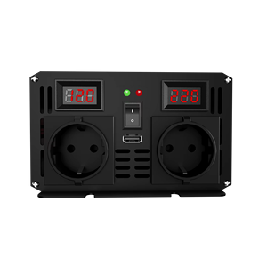 Convertisseur d'énergie pour voiture HOULI 12V 6000W à onde sinusoïdale pure, transformateur multifonctionnel 24V vers 220V - Product Image 2