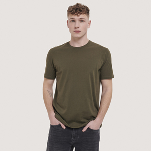 Logo personnalisé T-shirt épais 100% coton pour hommes Qualité supérieure Col rond T-shirts vierges respirants anti-rides pour hommes - Product Image 5