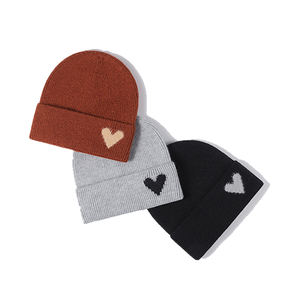 Bonnet en tricot unisexe à logo personnalisé imprimé numériquement, couleur unie, chaud, décontracté, pour les voyages, les activités de plein air, les chapeaux d'hiver 2026 - Product Image 4