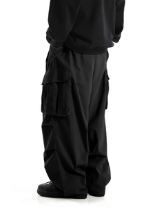 Trending Unisex Wide Leg Cargo Baggy Bottom Designer Style Loose Fit Street Style Baggy Cargo <b>Trouser</b> for <b>Men</b> Custom Design Pant - Product Image 4