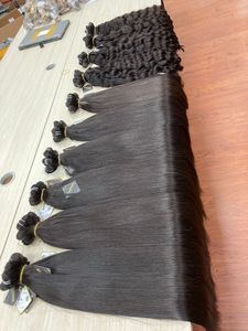 Cheveux humains vietnamiens colorés ondulés super double cheveux de luxe un donateur - Product Image 3