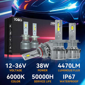 YOBIS S50 80w 8000LM, las Más Nuevas Luces LED para Automóvil de Alta Potencia con Haz Alto/Bajo, Color <span class=keywords><strong>Blanco</strong></span> 6000K, H1 H7 H4 H11 - Product Image 2