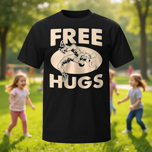 เสื้อยืดเด็กผู้ชายลาย Free Hugs Wrestling ประเภทสินค้าส่งเสริมการขาย - Product Image 3