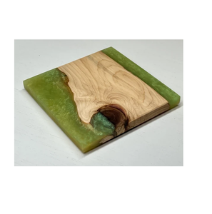 Posavasos de madera y resina de mejor fabricante, posavasos de madera y resina pulida, uso de vajilla de cocina para el hogar - Product Image 5