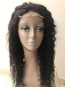 Peluca brasileña de onda rizada Natural de cabello indio virgen con cierre de encaje HD transparente 4X4 pelucas de cabello Remy sin procesar de encaje - Product Image 4