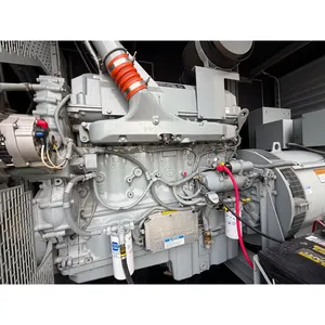 Generador Diésel Trifásico Usado de 500kW, Salida de CC 277/480V, Tipo Silencioso con Atenuación de Sonido, Energía de Respaldo Comercial - Product Image 4