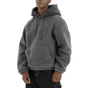 Sudadera con Capucha Sherpa Casual para Hombre, Sudadera Cálida de Invierno, 100% Algodón, Transpirable, de Secado Rápido, con Bolsillo, Suministro de Alta Calidad de Pakistán - Product Image 1