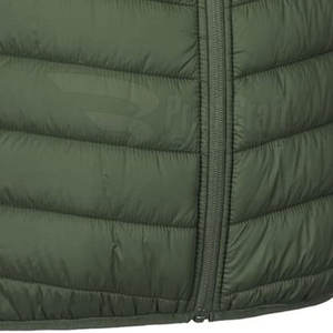 Usine fabrication hommes doudoune nouveauté à manches longues à capuche tricoté tissu fermeture éclair Logo personnalisé hiver taille XL - Product Image 4