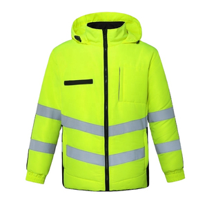 Vêtements de travail d'hiver de haute qualité, respirants, réfléchissants, de sécurité routière, en polyester, service OEM supérieur, neufs - Product Image 2