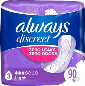 Siempre discretas almohadillas de incontinencia para mujeres, gran absorbencia, 48 unidades - Product Image 6