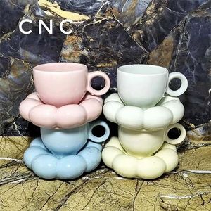 High Demand Modern Pottery Clay Italian <b>Espresso</b> <b>Coffee</b> Mug Handmade Color Matte Ceramic Mini Handle Halloween Pattern Reusable - Product Image 1