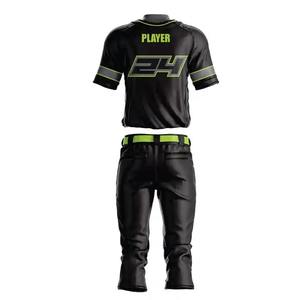 Uniformes de baseball américains personnalisables de haute qualité Vêtements de sport respirants All-Over Sublimé Plus Size Concevez votre propre - Product Image 4