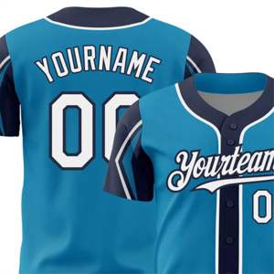 Maillot de baseball d'équipe personnalisé avec graphismes personnalisés, noms des joueurs, numéros et production rapide pour les ligues compétitives - Product Image 5