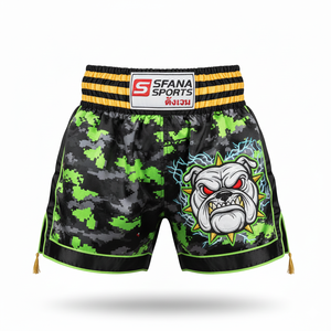 กางเกงขาสั้นฝึกซ้อมมวยไทย MMA สำหรับผู้ชาย SFANA SPORTS ระบายอากาศได้ดี แห้งเร็ว ทนทาน เหมาะสำหรับการฝึกซ้อมคิกบ็อกซิ่ง มวย และออกกำลังกายในยิม - Product Image 3