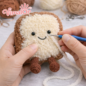 Free Design OEM/ODM Beginner Handmade Bread Dolls Laine Pour Crochet Starter Kit for Detailed Tutorial