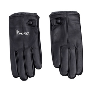 Guantes de piel de cordero elásticos para hombre, económicos, de invierno, con pantalla táctil, de buena calidad y totalmente cómodos. - Product Image 1